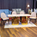 ชุดโต๊ะอาหารหินอ่อน เเพทริค I / Patrick Dining Set I HS Furniture Mall