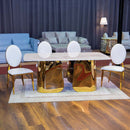 ชุดโต๊ะอาหารหินอ่อน เเพทริค III / Patrick Dining Set III HS Furniture Mall