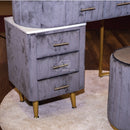 โต๊ะเครื่องเเป้ง เเอดดิสัน (สีเทา) / Addison Dressing Table (Gray) HS Furniture Mall