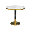 โต๊ะคาเฟ่ ฮาบิ (สีขาว) / Habi Café Table (White Marble Top) HS Furniture Mall