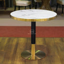 โต๊ะคาเฟ่ ฮาบิ (สีขาว) / Habi Café Table (White Marble Top) HS Furniture Mall