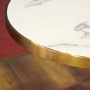 โต๊ะคาเฟ่ ฮาบิ (สีขาว) / Habi Café Table (White Marble Top) HS Furniture Mall