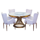 ชุดโต๊ะอาหารหินอ่อน ออริน่า V / Orina V Dining Set HS Furniture Mall