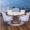 ชุดโต๊ะอาหารหินอ่อน ออริน่า V / Orina V Dining Set HS Furniture Mall