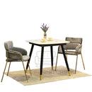 ชุดโต๊ะอาหารหินอ่อน 2 ที่นั่ง ม็อคเทล / Mocktail Dining Set - HS Furniture Mall