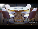 ชุดโต๊ะอาหารหินอ่อน ออริน่า V / Orina V Dining Set